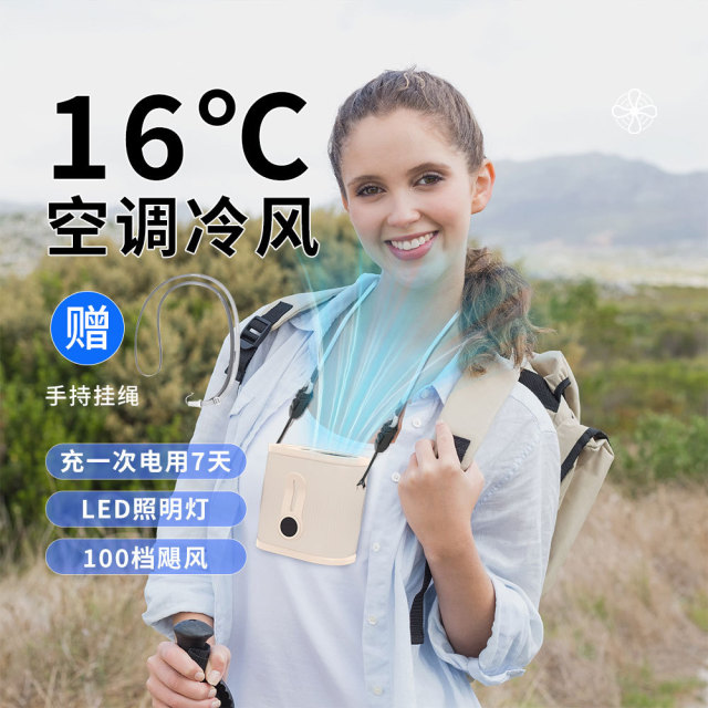 Madefan Hochgeschwindigkeits-Taillenventilator F129: 12000-mAh-Akku & Freihändige Kühlung