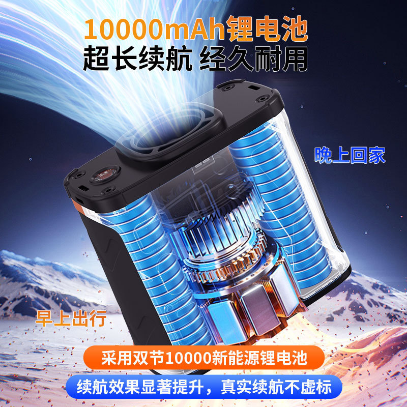 Madefan Hochgeschwindigkeits-Taillenventilator: 10000-mAh-Akku und Kühlung in Industriequalität