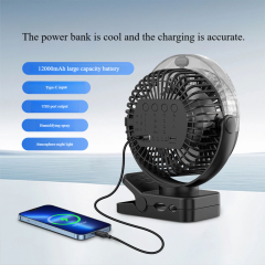 Madefan Magnetischer Sprühventilator: 8000 mAh, 40 kg Magnet & 2 A Notstromversorgung