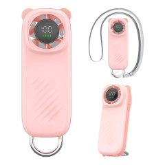 Madefan 3000mAh Handheld Fan: 100-Speed Stepless Control & Ultra-Compact Design