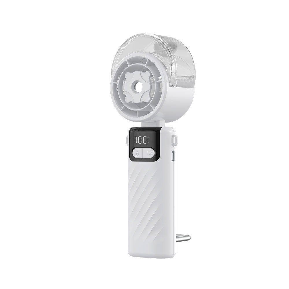 Madefan 100-Gang LED-Handventilator: Wiederaufladbarer tragbarer Mini-Ventilator mit 2400 mAh