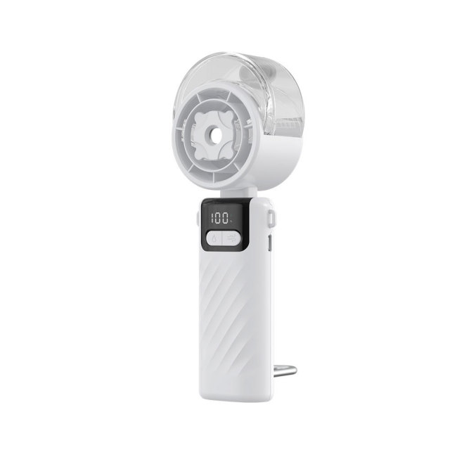 Madefan 100-Gang LED-Handventilator: Wiederaufladbarer tragbarer Mini-Ventilator mit 2400 mAh