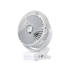 Madefan 8000mAh Clip-Ventilator: 2A Powerbank, Fernbedienung & 360°-Drehung