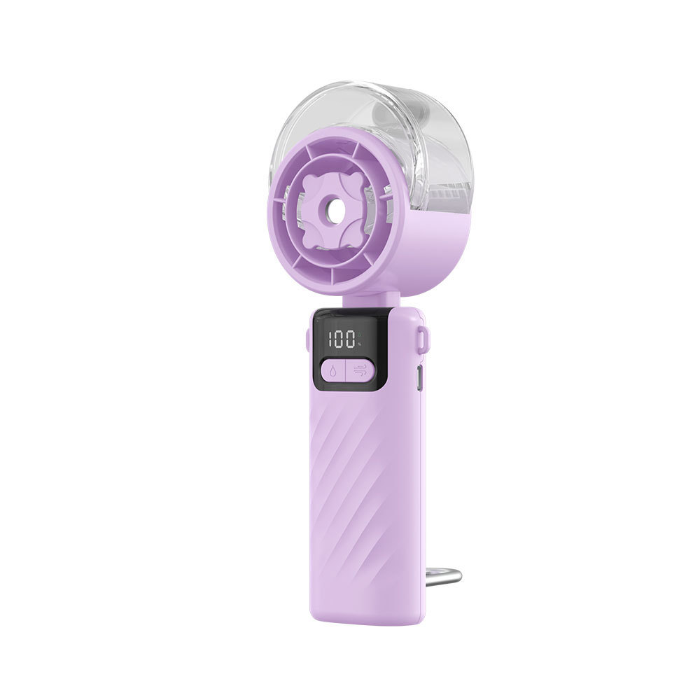 Madefan 100-Gang LED-Handventilator: Wiederaufladbarer tragbarer Mini-Ventilator mit 2400 mAh