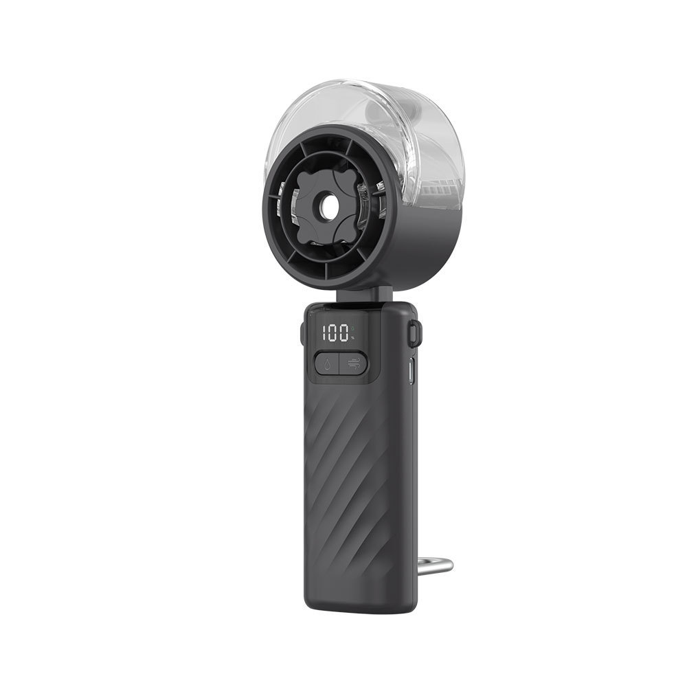 Madefan 100-Gang LED-Handventilator: Wiederaufladbarer tragbarer Mini-Ventilator mit 2400 mAh