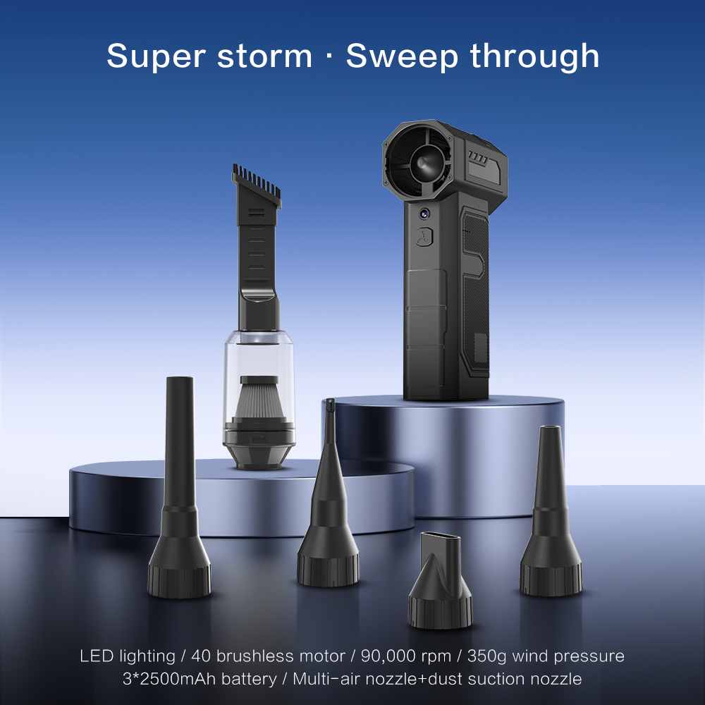 Madefan Jet-Ventilator mit 90.000 U/min: Hochgeschwindigkeits-Akku-Gebläse für die professionelle Reinigung