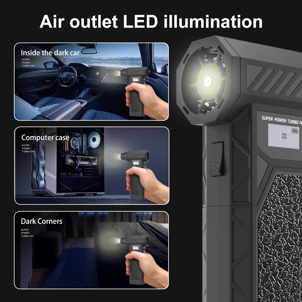 Madefan 138,000 RPM Jet Fan: High-Speed Dust Blower & Vacuum for Workshops