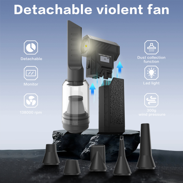 Madefan 138,000 RPM Jet Fan: High-Speed Dust Blower & Vacuum for Workshops