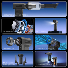 Madefan Jet-Ventilator mit 90.000 U/min: Hochgeschwindigkeits-Akku-Gebläse für die professionelle Reinigung