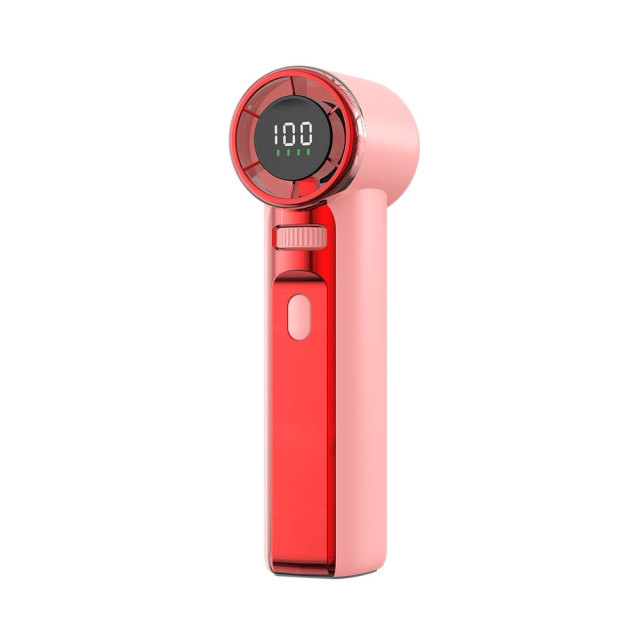 Madefan 5.000mAh Handventilator: 100 stufenlose Geschwindigkeitsstufen & 19.000 U/min Turbo-Lüfter