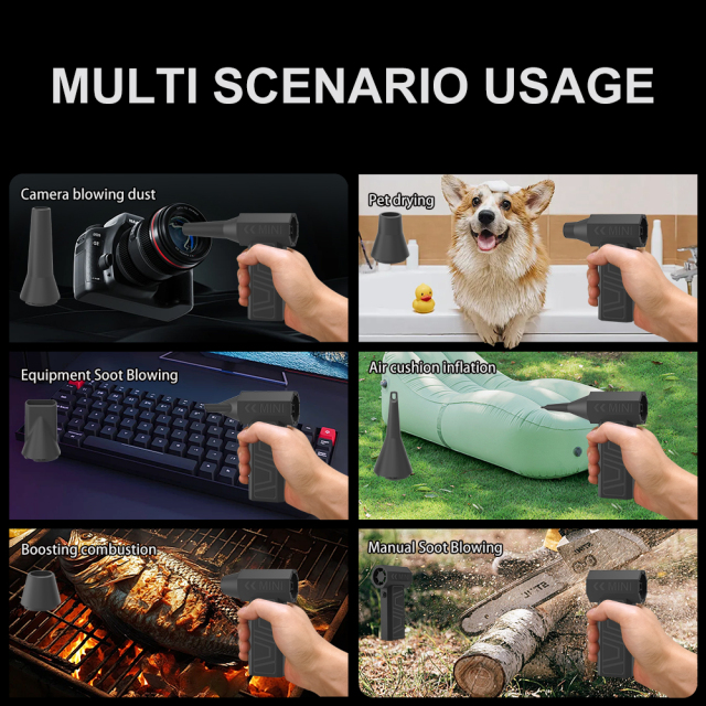 Madefan 105.000 U/min Jet-Ventilator: Hochgeschwindigkeits-Schmutzgebläse und Staubsauger