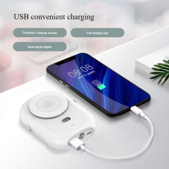Madefan Hüftventilator mit Taschenlampe: 2000 mAh, Leistungsanzeige & Aromatherapie