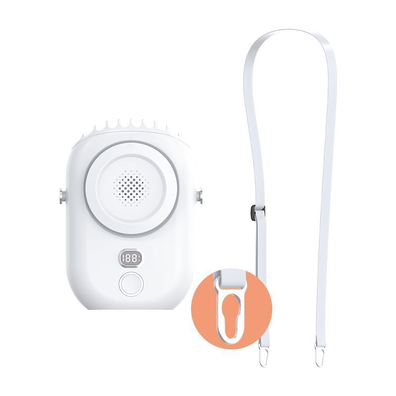 Madefan Hüftventilator mit Taschenlampe: 2000 mAh, Leistungsanzeige & Aromatherapie