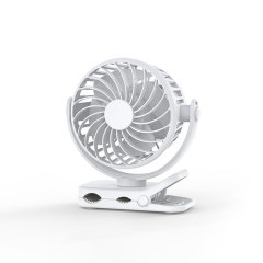 Madefan Mini-Clipventilator: 360°-Drehung, 4 Geschwindigkeitsstufen & 1500-mAh-Akku