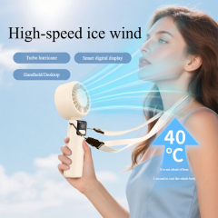 Madefan Handheld Fan with 2400mAh Battery, Portable Design, Mist Function & 5 Colors Available