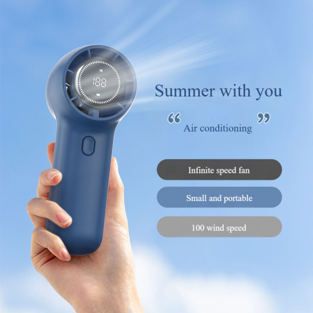 Madefan 11000 U/min Hochleistungs-Handventilator, 3600 mAh, stufenlose Geschwindigkeitsregelung