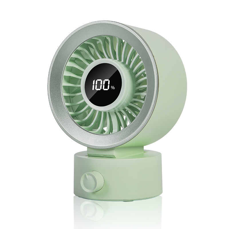 Madefan F43 Portable Desk Fan with LCD Display & Dual-Channel Airflow