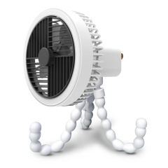 Madefan W23C Portable Flexible Tripod Stroller Fan with 3 Speeds & Quiet Motor