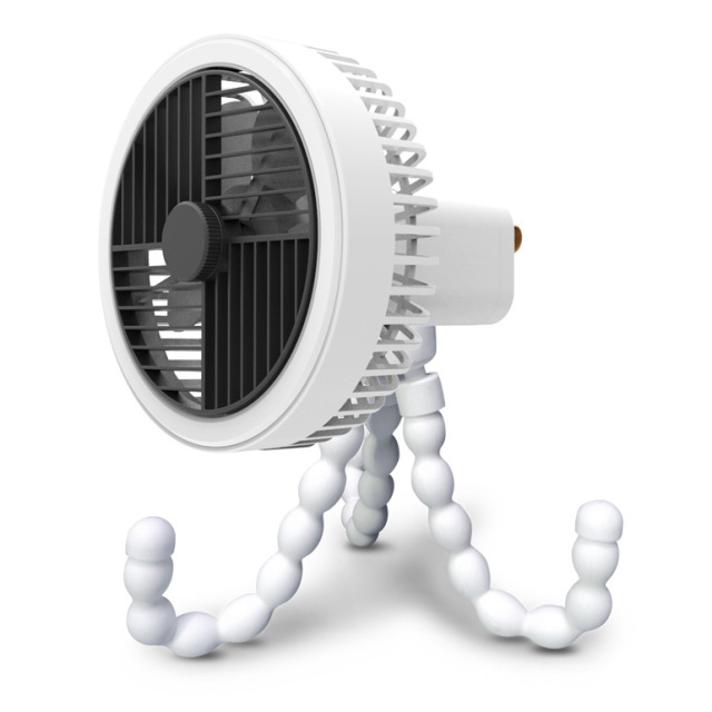 Madefan W23C Portable Flexible Tripod Stroller Fan with 3 Speeds & Quiet Motor