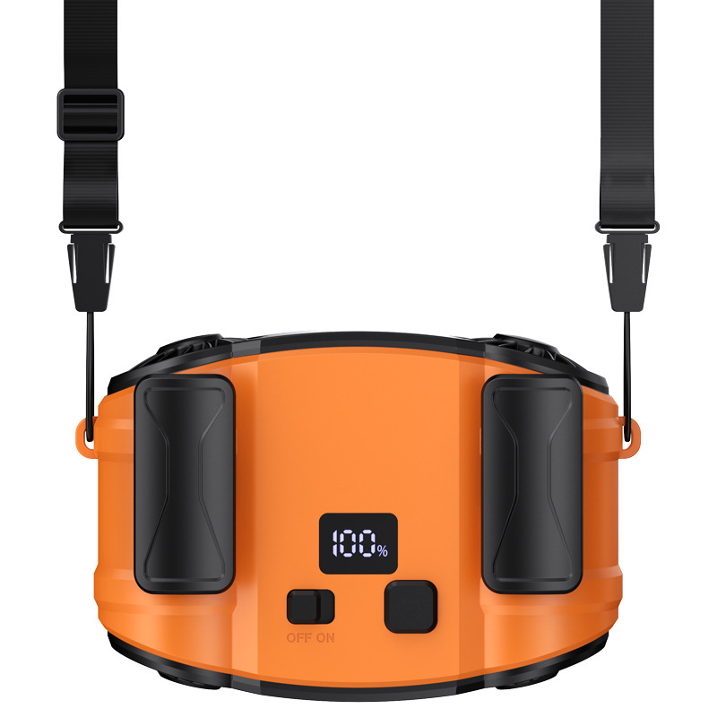 Madefan H8 10000mAh Portable Waist Fan & Power Bank with 5 Speed Settings