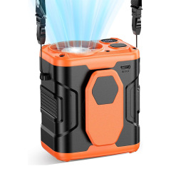 Madefan F005L Portable Waist Fan with 4000mAh Power Bank & Flashlight