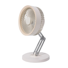 Madefan Foldable Rechargeable Desk Fan with Adjustable Arm & 3 Speeds