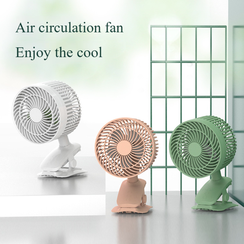 Madefan W22 Rechargeable Clip-on Fan with 3 Speeds & Robust Clamp for Strollers