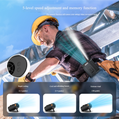 Madefan GF01 High-Velocity Industrial Waist Fan with 15000RPM Turbo Motor