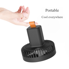 Madefan W23B Portable Tripod Fan with 3 Speeds & Long-Life Rechargeable Battery