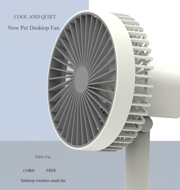 Madefan W3 Oscillating Portable Desk Fan with 3 Speeds & Brushless Motor