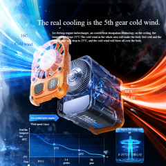 Madefan F005L Portable Waist Fan with 4000mAh Power Bank & Flashlight