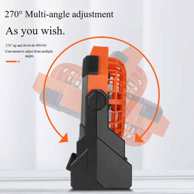 Madefan X3 7800mAh Rechargeable Camping Fan with Stepless Speed & LED Light