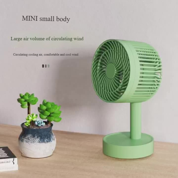 Madefan 1200mAh Portable Desk Fan with 3 Speeds & Brushless Motor