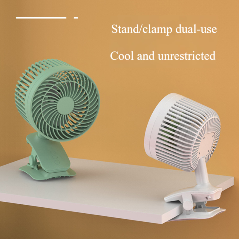 Madefan W22 Rechargeable Clip-on Fan with 3 Speeds & Robust Clamp for Strollers