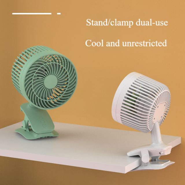 Madefan W22 Rechargeable Clip-on Fan with 3 Speeds & Robust Clamp for Strollers