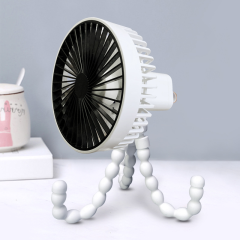 Madefan W23C Portable Flexible Tripod Stroller Fan with 3 Speeds & Quiet Motor