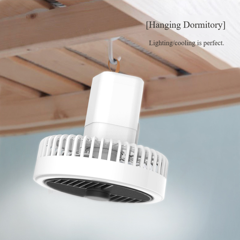 Madefan W23B Portable Tripod Fan with 3 Speeds & Long-Life Rechargeable Battery