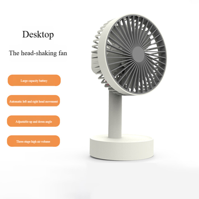 Madefan W3 Oscillating Portable Desk Fan with 3 Speeds & Brushless Motor