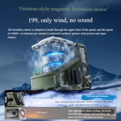 Madefan F009 Industrial Waist Fan with 199 Speeds & Replaceable Battery