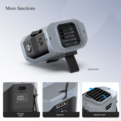 Madefan GF02 Industrial Waist Fan with 15000RPM Turbo & Power Bank