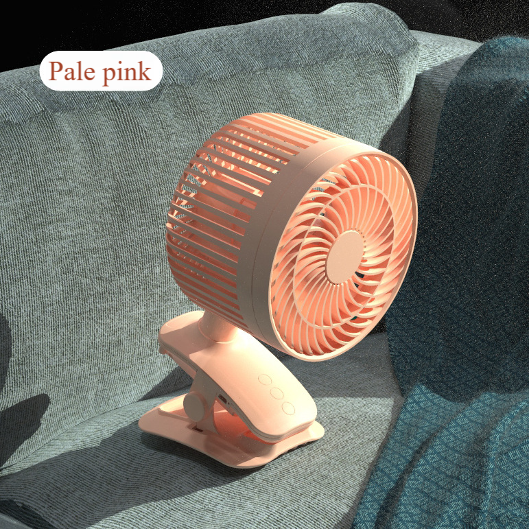 Madefan W22 Rechargeable Clip-on Fan with 3 Speeds & Robust Clamp for Strollers