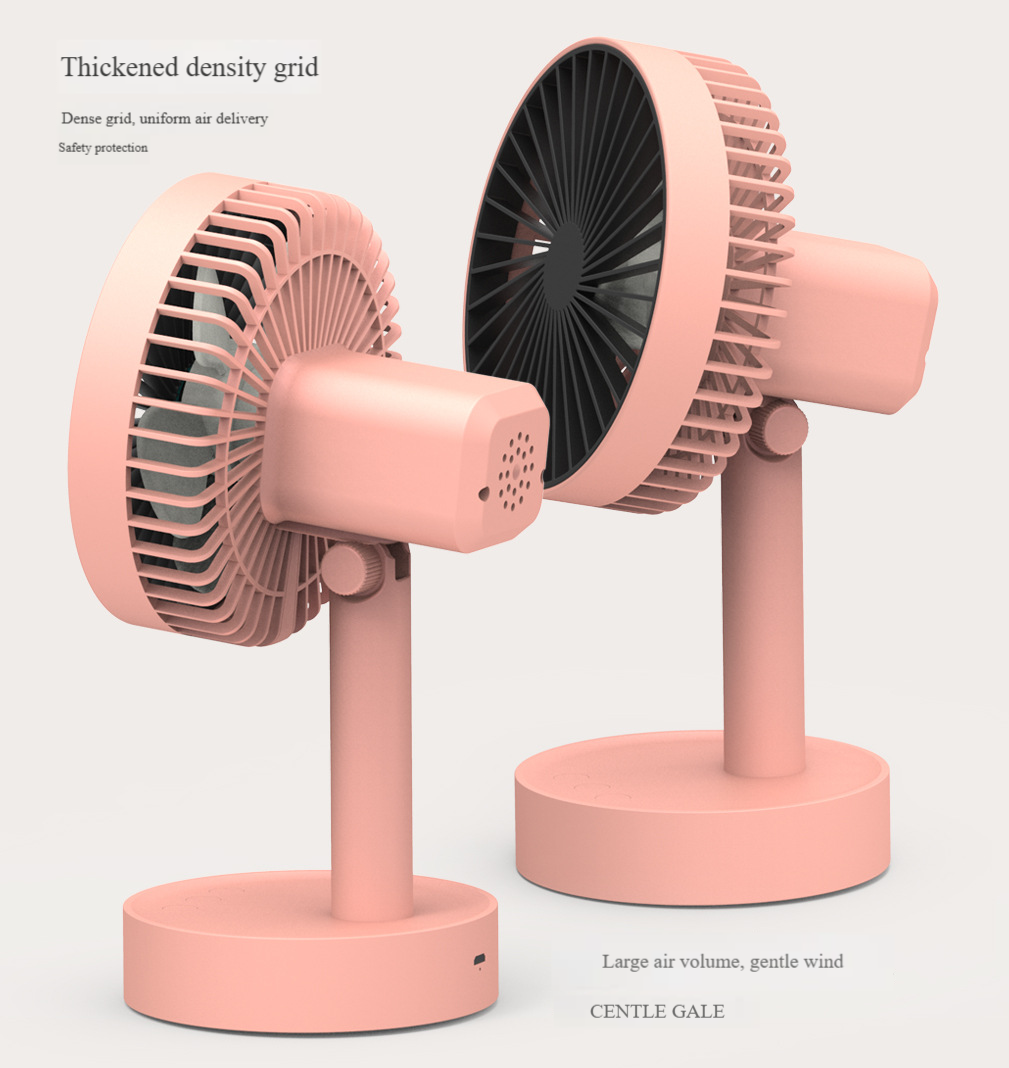 Madefan W3 Oscillating Portable Desk Fan with 3 Speeds & Brushless Motor