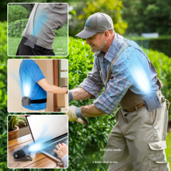 Madefan GF02 Industrial Waist Fan with 15000RPM Turbo & Power Bank