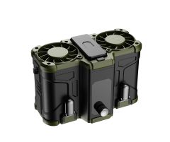 Madefan F010PRO Dual-Engine Industrial Waist Fan with 150 Speeds & 8000mAh