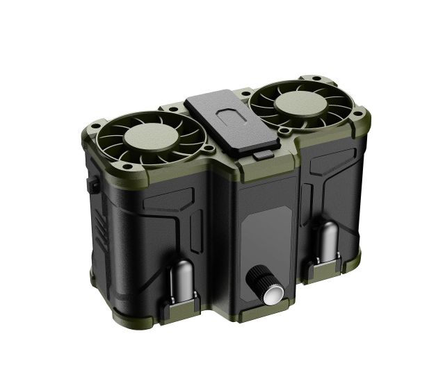 Madefan F010PRO Dual-Engine Industrial Waist Fan with 150 Speeds & 8000mAh