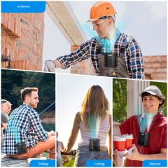 Madefan GF01 High-Velocity Industrial Waist Fan with 15000RPM Turbo Motor