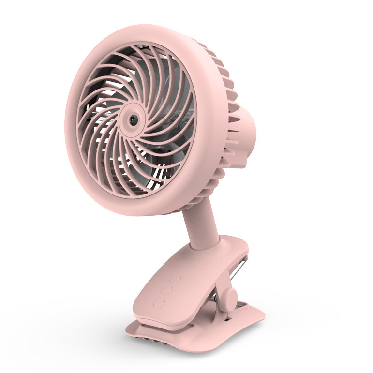Madefan W13 Rechargeable Misting Clip Fan with 3 Speeds & Quiet Brushless Motor