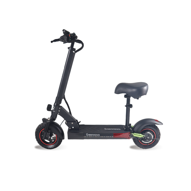 Trottinette électrique Greennovo ESC-T011 avec siège et double système de freinage