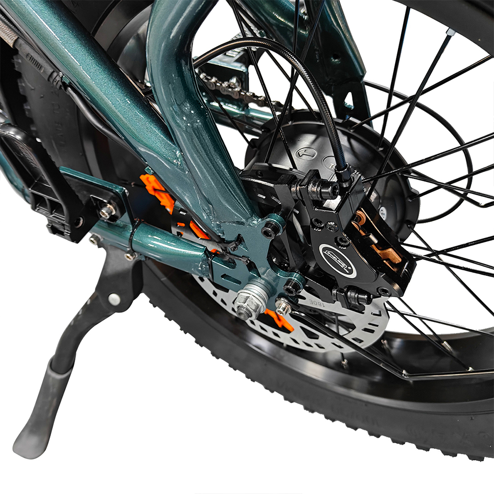 Greennovo ESM-V001, bicicleta eléctrica de ruedas anchas, flexible para viajes, comienza una nueva experiencia ciclista.