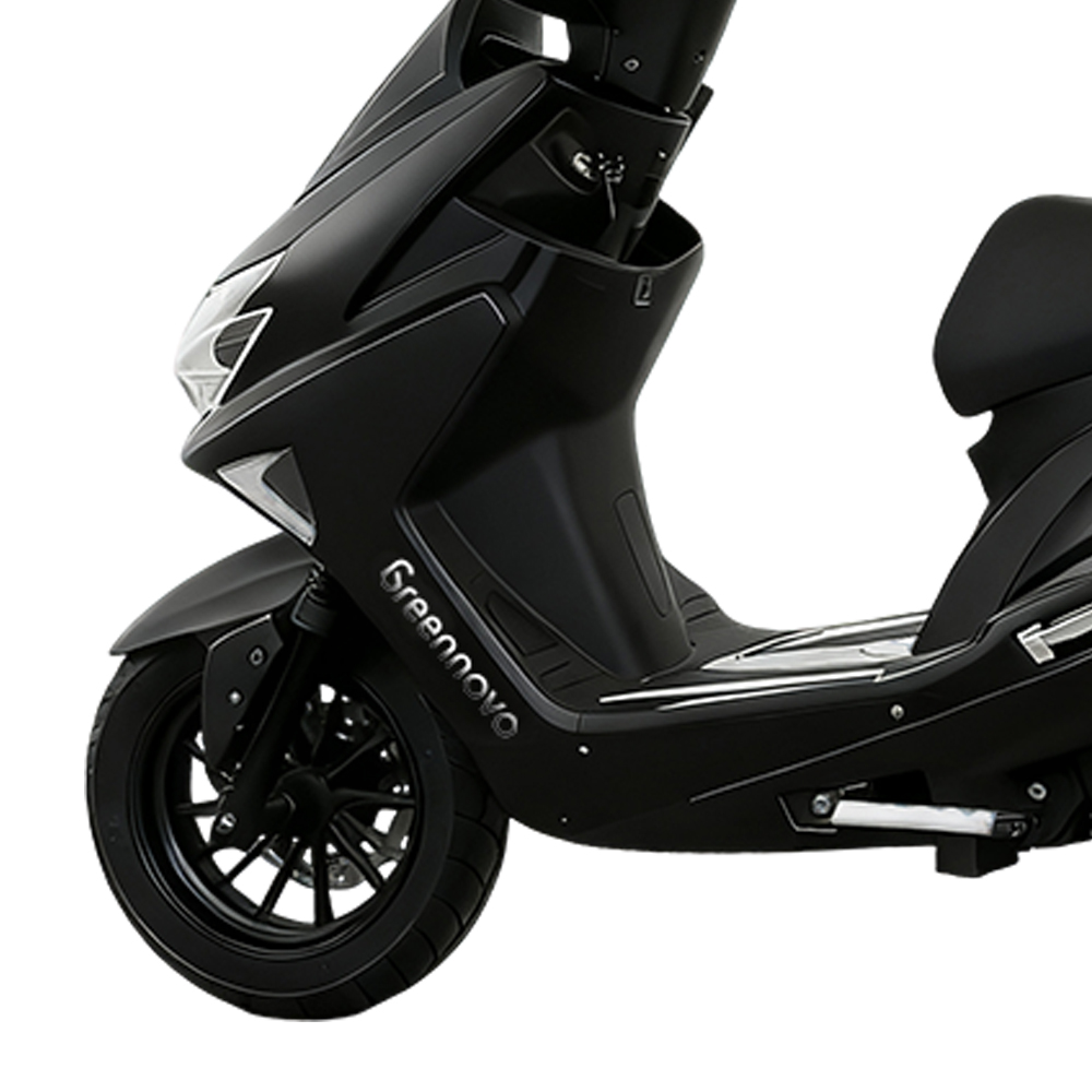 Side view of the EMC-H002 delivery electric moped scooter